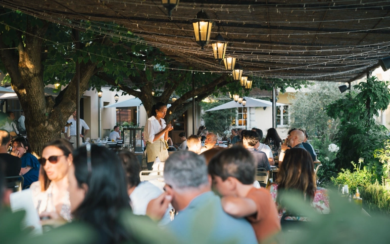 La terrasse - Auberge du Rédier
